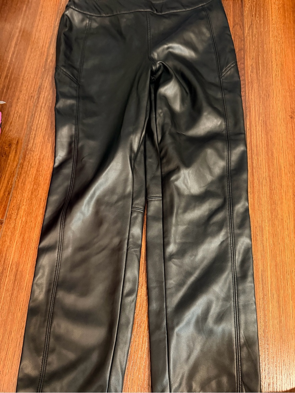 We The Free Black Faux Leather Pants